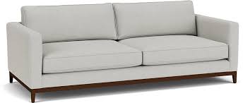White claypool 76.75'' linen square arm sofa. Luxury Fabric Sofas Darlings Of Chelsea