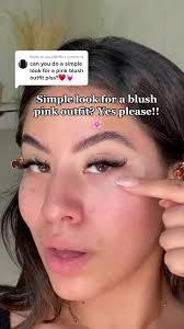 Burgundy Eyeshadow Look Tutorial for Blush Pink Outfit