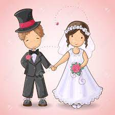 50 Cartoon Wedding Dress Dress For Country Wedding Guest Check More At Http Svesty Com Cartoon Cute Cartoon Girl Wedding With Kids Wedding Dress Drawings