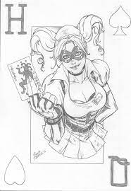 She then made her way through the new batman adventures, and gotham girls. Harley Quinn Chibi Malvorlage Coloring And Malvorlagan