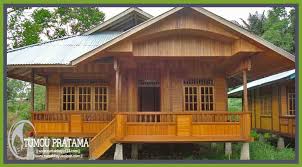 Model rumah ini disebut dara gepak (baca: Rumah Kayu Tipe 70 Tumou Pratama Rumahkayuwoloan Com
