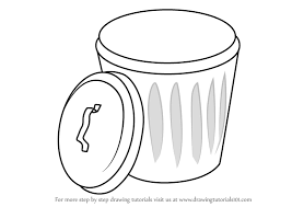 Learn How To Draw Garbage Bin Everyday Objects Step By Step Drawing Tutorials Over 30,177 trash bin pictures to choose from, with no signup needed. learn how to draw garbage bin everyday