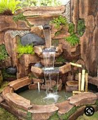 Cara membuat air terjun di kolam ikan. 24 Inspirasi Kolam Ikan Minimalis Indoor Dan Outdoor Abufadli Com