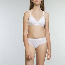 The widest choice of lingerie, tights and underwear for women and men on dim.com dim. Dim Girl White Bra With Removable Padding In Organic Cotton