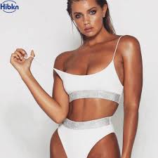 Haut maillot de bain femme soutien gorge corbeille push up marron turquoise 85 b. Paillettes Taille Haute Bikini Blanc Push Up Bikini Patchwork Maillot De Bain Taille Haute Maillots De Bain Femme Sequin Scintillant Bikinis Solide Aliexpress