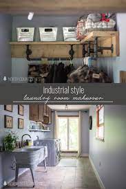 Industrial Style Laundry Room Renovation Almost Final Reveal Laundry Room Renovation Room Renovation Easy Home Improvement Projects