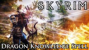 Skyrim Mod Dragon Knowledge Spell Youtube
