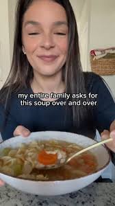 Spicy Chicken Noodle! 🌶️, Comment “SOUP” and I’ll send you the full  recipe, nutrition stats and everything you need to know- right to your  inbox!, This is how I make my chicken noodle soup every ...