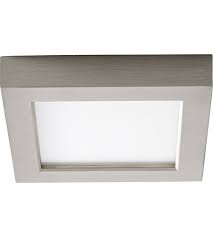 Oxygen Lighting 3 332 24 Altair Led 5 Inch Satin Nickel Flush Mount Ceiling Light
