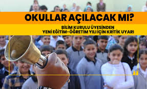 31 ağustos'ta açılacak olan okullara ilişkin bir açıklama yapan milli eğitim. Okullar Acilacak Mi Bilim Kurulu Uyesinden Yeni Egitim Ogretim Yili Icin Kritik Uyari