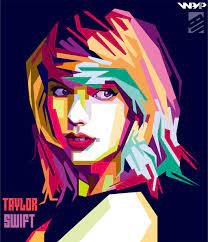Taylor Swift Wpap Wpap Art Pop Art Portraits Pop Art Painting