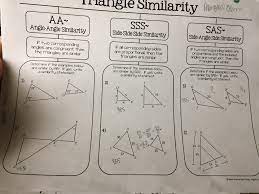 Gina wilson all things algebra unit 4: Aigle Similarity Hibtd Sas Angle Angle Similarity Chegg Com