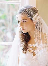 Silk Tulle Bridal Veil Wedding Blusher Veil Lace Mantilla Veil Tulle Bridal Veil Tulle Blusher Veil Bridal Veil Blusher