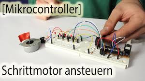 Mikrocontroller Schrittmotor Ansteuern Youtube