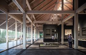 Kjellander Sjoberg Museum Of Forest Finn Culture Interior Groudn Floor Architecture Studios Architecture Beautiful Roofs
