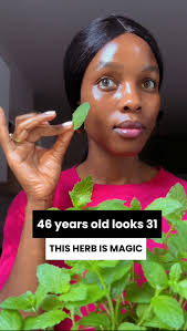 A 46 year old looks 31. She uses this herb