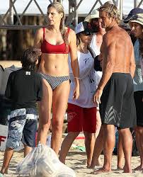 Gabrielle reece's father died when she was 5 years old and through her grief process she realized that volleyball was a great outlet for her . Going With The Flow Gabrielle Reece Laird Hamilton And Kids Take It Easy On The Beach Daily Mail Online
