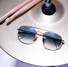 S L1600 Ray Ban Marshal Rb3648 001 3f Hexagonal Sunglasses Light Blue Lens Gold Frame Sunglasses Quality Sunglasses Blue Lenses