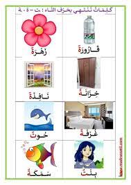 حرف التاء في آخر الكلمة كلمات تحتوي على حرف التاء موقع مدرستي arabic kids arabic alphabet for kids alphabet for kids