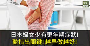 日本等國家少有更年期症狀 醫指出關鍵 越早開始越好 每