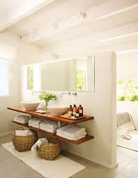Pick bathroom mirrors, lights, fixtures with finishes that reflect the look you are trying. 17 Rustic And Natural Bathroom Inspiration Ideas