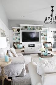 I told you, this stuff rules! Aqua And White Fall Living Room Decor Abby Lawson