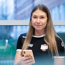 Susanna oskarsson i aktion susanna oskarsson handboll team eslövs ik match 2002 Aha I Stallet For Aj Linkopings Universitet