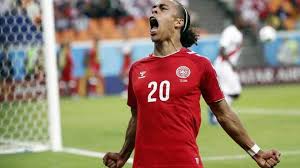 Yussuf yurary poulsen is a danish professional footballer who plays for bundesliga club rb leipzig and the denmark national team as a striker or winger. Fifa World Cup Russia 2018 Denmark S Poulsen Playing Under Yurary To Honour Deceased Father Marca In English