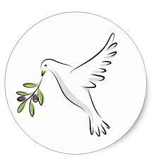White Peace Dove With Olive Branch Classic Round Sticker Zazzle Com In 2021 Dove With Olive Branch Peace Dove Dove Drawing