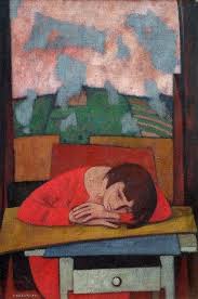 Felice Casorati Riposo Novara 1883 Torino 1943 Pittura Di Figura Arte Dell Illustrazione Arte Figurativa