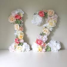 Birth Month Flower Grow Kit Australia Birthday Number Decor Number Birthday Decor First Birthday Etsy Floral Birthday Party 1st Birthday Decorations Wedding Date Sign