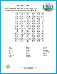 Printable road trip games for kids can help make family car trips a lot more fun for everyone. Printable Word Searches For Kids