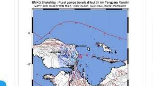Gempa bumi ini tidak berpotensi tsunami. Gempa Bumi Magnitudo 4 7 Jumat 07 05 21 Tadi Dini Hari Info Terbaru Bmkg Ini Lokasinya Halaman All Tribun Manado