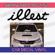 Jdm hydro drift sticker handbrake ebrake skid tuner vinyl drifting decal | ebay. Usdm Illest Stickers Jdm Stance Car Windscreen Bumper Cermin Door Myvi Honda Shopee Malaysia
