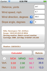 Istrelok Ballistic Calculator For Iphone