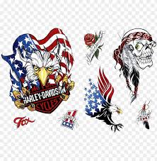 Harley davidson is a craze since 1903. Tattoo Eagle Harley Davidson American Snake Desert Harley Davidson Eagle Tattoo Designs Png Image With Transparent Background Toppng