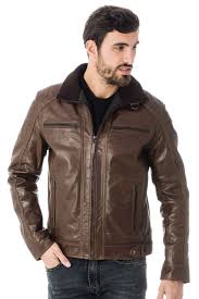 Tu connais à présent tout du blouson. Blouson Homme Serge Pariente Samba Mocca Cuir City Com