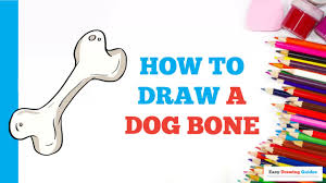 Then, draw a line underneath it that does the same thing. How To Draw A Dog Bone In A Few Easy Steps Drawing Tutorial For Kids And Beginners Youtube