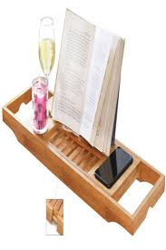 27 02 Dozyant Bamboo Bathtub Caddy Tray Wooden Bath Tray Table With Extending Sides Dozyant Bamboo Bathtub Caddy Bathtub Tray Bath Tray Wooden Bath
