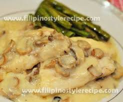 Dory In Creamy White Sauce Filipino Style Recipe Grilled Fish Recipes Dory Fish Recipe Cream Dory Recipe Fish