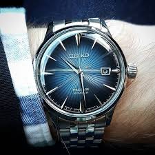 While grand seiko and prospex get the attention, presage continues quietly delivering incredible value and beautiful styles. Stjernehimmelen Pa Handleddet Seiko Presage Cocktail Time Automatic Srpb41j1