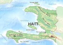 The devastating earthquake in 2010 resulted in the deaths of 150,000 people. Haiti Physical Map