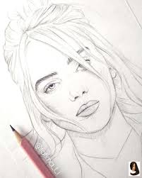 Artof Billie Pencil Sketch Drawing Ideas Pencil Sketch Eilish Artof Billie Drawing Ideas Pencil Hayvan Cizimi Sanat Karalama Defteri Cizim Fikirleri