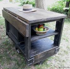 industrial kitchen island, rustic