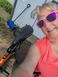 Riding the Soo Line Trail to Boho for lunch