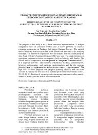 Materi skb penyuluh pertanian pdf. Top Pdf Tingkat Kompetensi Profesional Penyuluh Pertanian Di Kecamatan Tambang Kabupaten Kampar 123dok Com