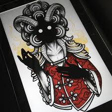 Goddess Headdress Darkhead Tattoo Design Blackwork Monster Creature Creepy Dotwork Creepy Tattoos Body Art Tattoos Tattoo Designs