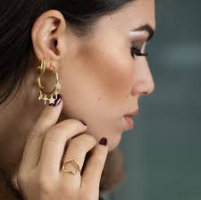 Cerchi con stelline e croci zirconati