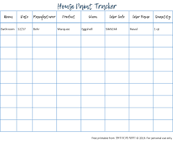 Time schedule templates available online are tailor made blueprints of time schedule that one might require to make best use of time. Sew At Home Mummy Free Paint Tracker And Planner Chart Printable For Your Home