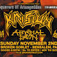 KRISIUN with Abysmal Dawn, Pyrexia & Gorgatron event in Bensalem, PA